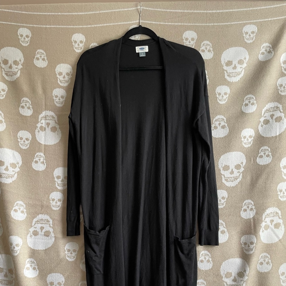 LONG BLACL CÁRDIGAN LARGE